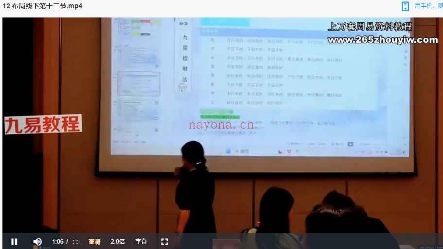周心羽【第六期】奇门遁甲布局班课程视频15集