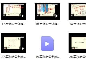 军师府董剑锋《八字道医高级班》37集（视频+讲义）插图1