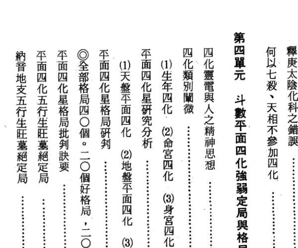 紫微斗数四玄化空飞星棋谱秘传 正玄山人精 (玄空化气飞星吉凶)