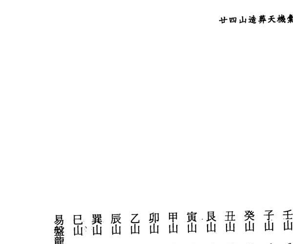 陈泱丞《廿二十四山造葬天机汇解便览》 (二十四山造葬课择日全书)