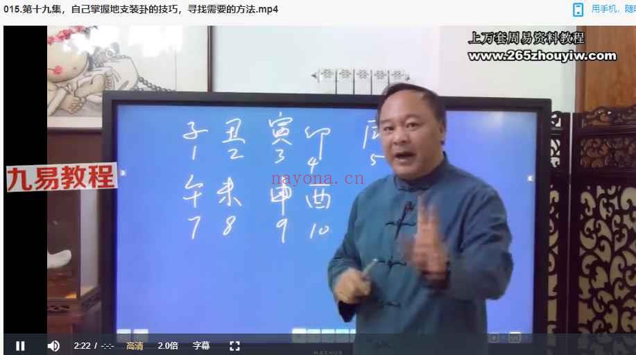 大唐行易六爻预测精断新版33集视频 神秘学资料最全
