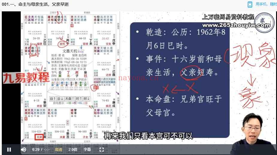 吴明光课程丨2023年求真解盘冲刺班视频42集+资料pdf 神秘学资料最全