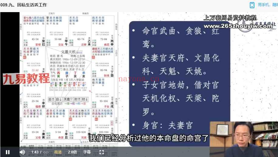 吴明光课程丨2023年求真解盘冲刺班视频42集+资料pdf 神秘学资料最全