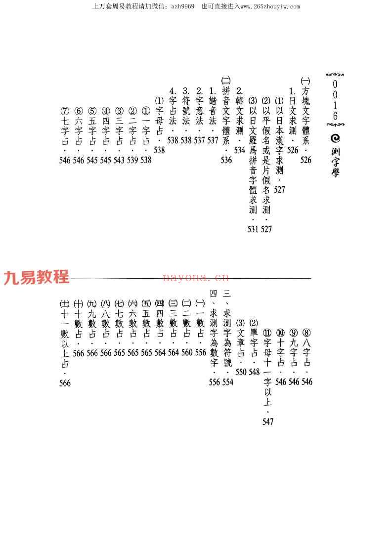 测字师六愚着《测字学》pdf 1095p 台版 神秘学资料最全