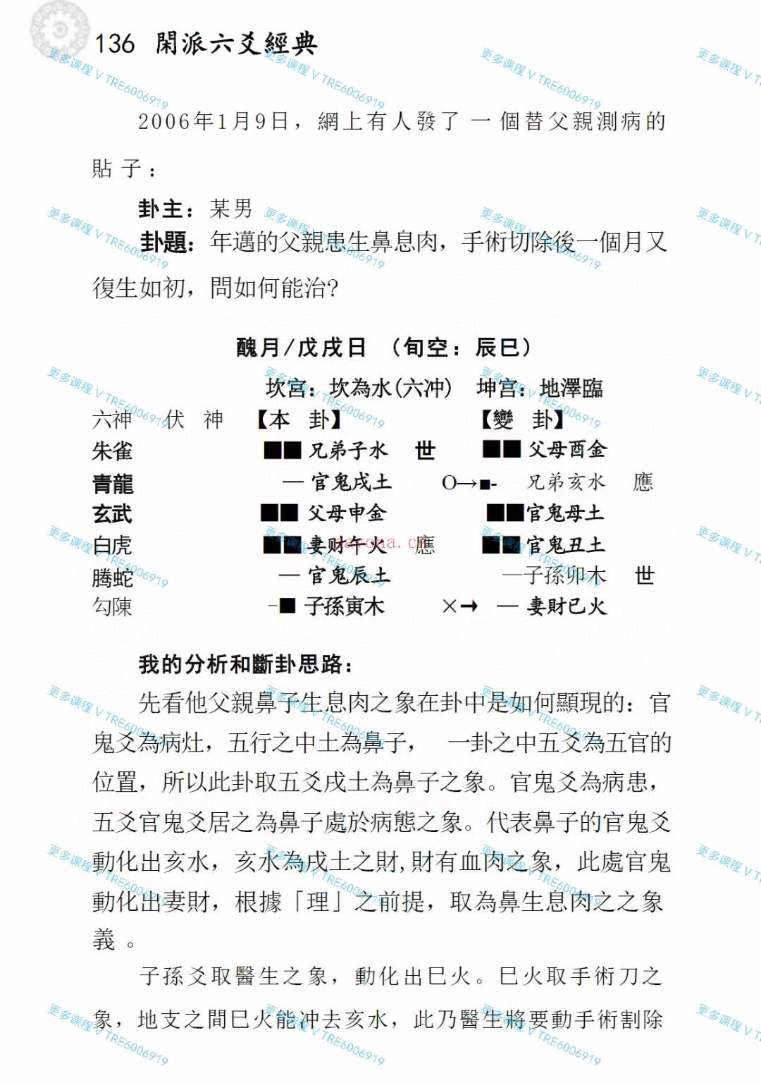 (六爻占卜)闲云老叟《闲派六爻经典》閑派六爻经典368页 电子书