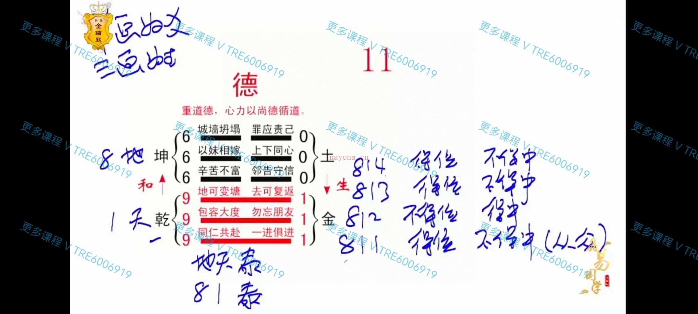 (易经课程)明德《易经六十四卦应用》观爻象得真相38集 视频课程