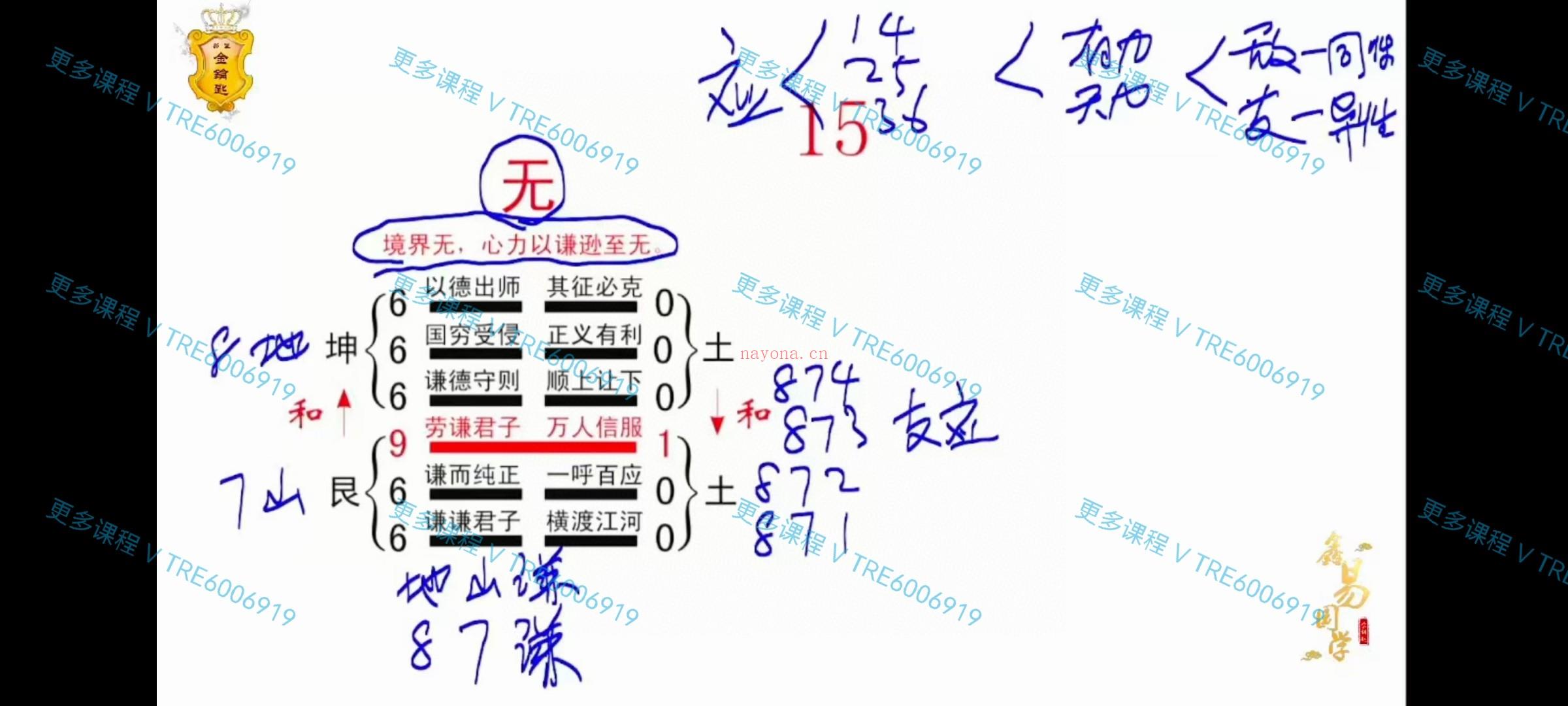 (易经课程)明德《易经六十四卦应用》观爻象得真相38集 视频课程