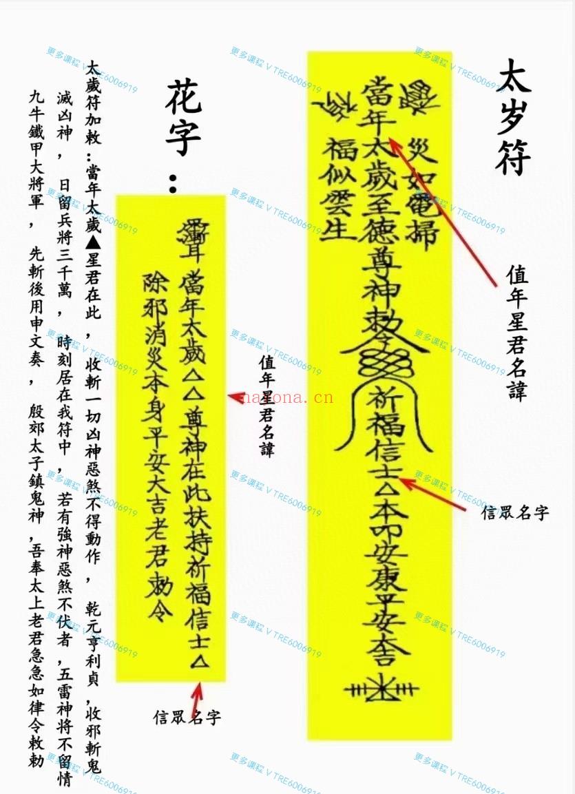 (道教符法)《六壬法符法科》高清彩图《六壬法符法科》