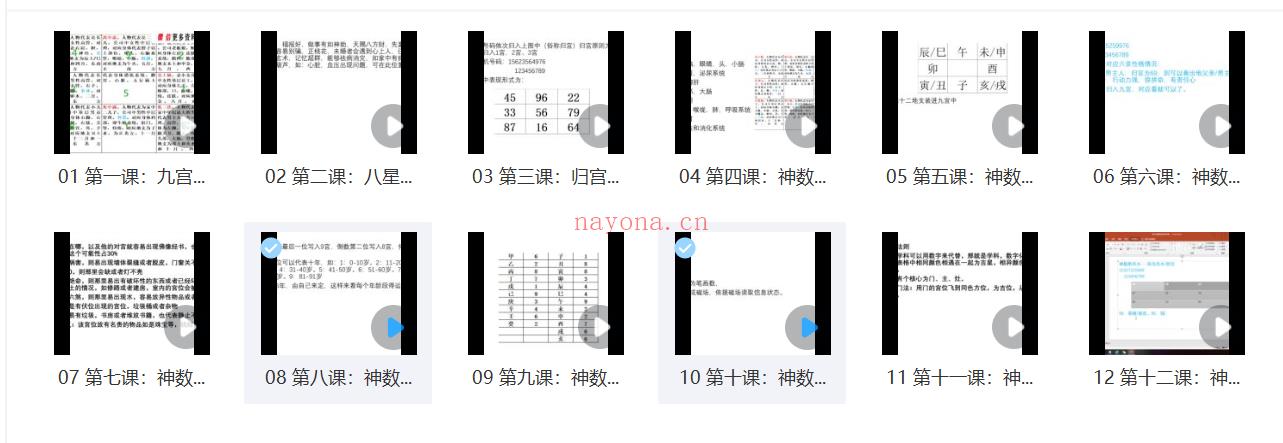 洪苗先生 数字神数12集