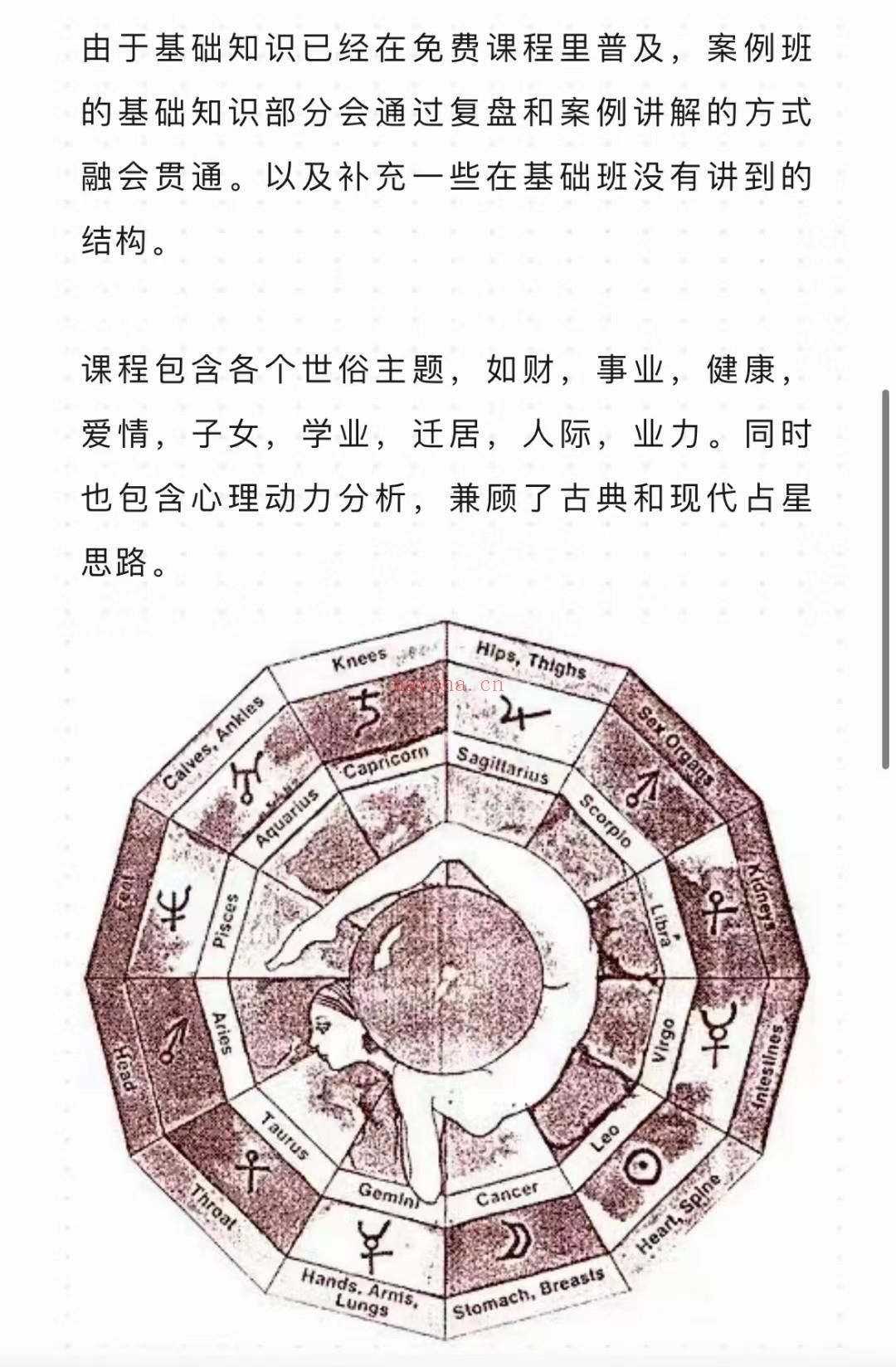 (占课星程)极星灵光Fiyak宇光老师 •占星本盘命案例技法成速班「约17.5h」视频课程