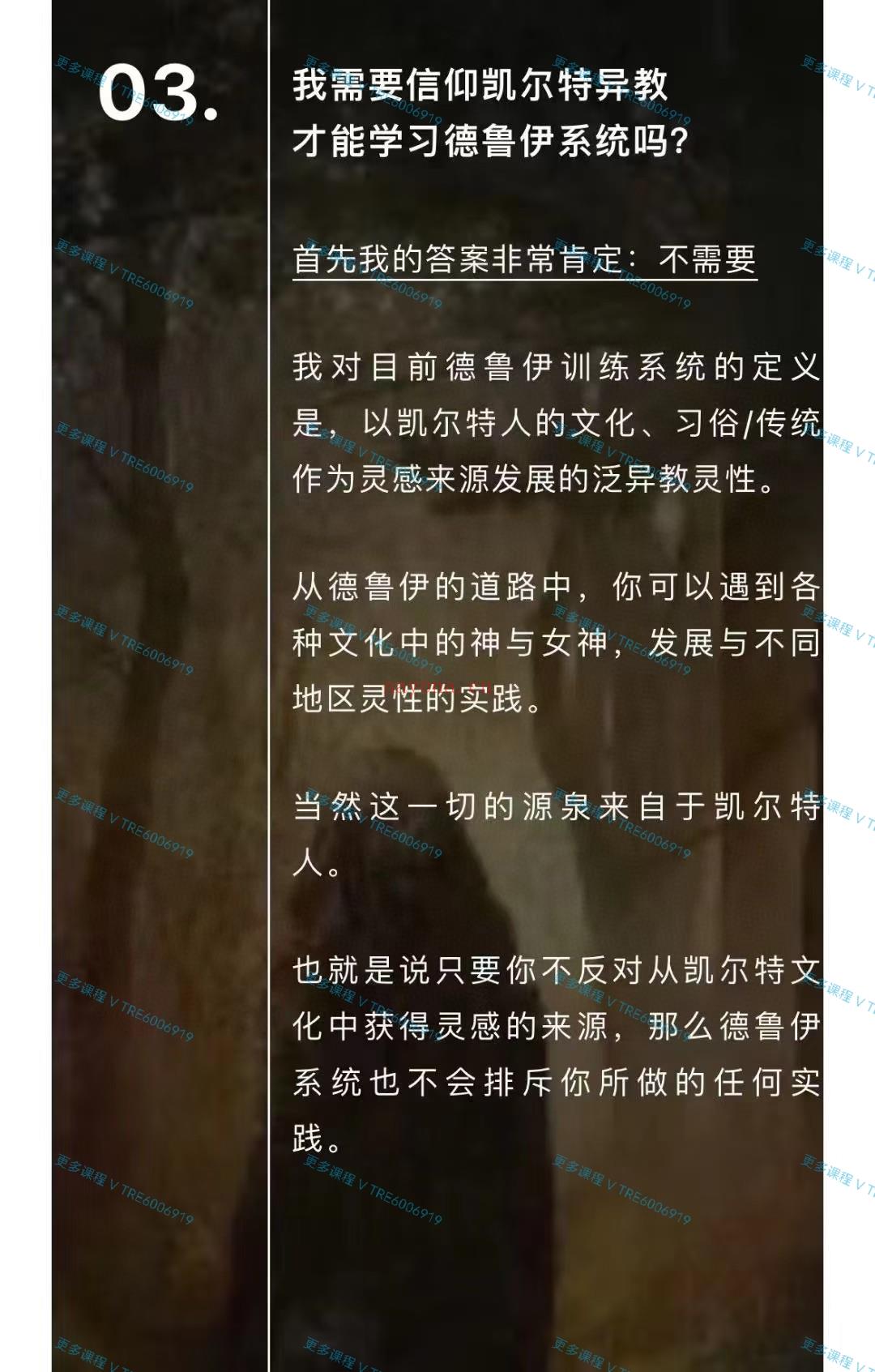 (德鲁伊)女巫与橡树kiki 德鲁伊导论 德鲁伊魔法课程