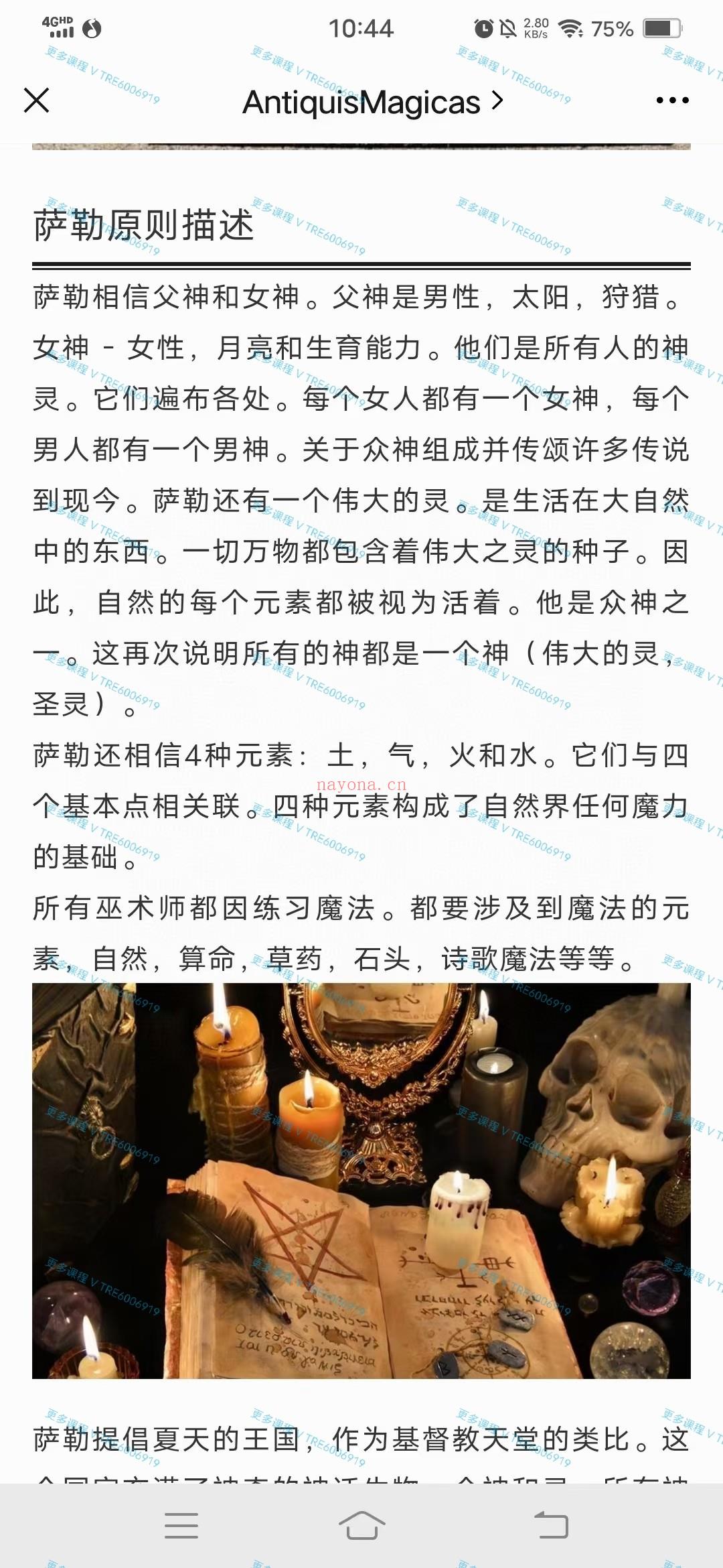 (萨勒魔法 精灵魔法)游吟诗人 萨勒魔法课程 全套视频课程+图片整理