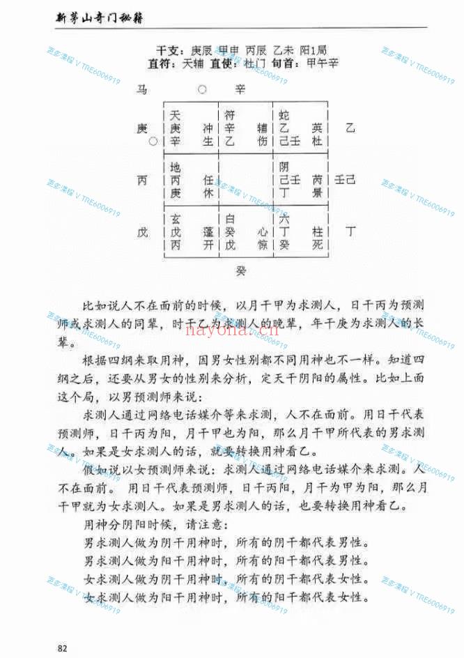 (法术奇门)新版！茅山奇门秘籍：数奇门、法奇门兵奇门合一的宝典道遥遁甲着