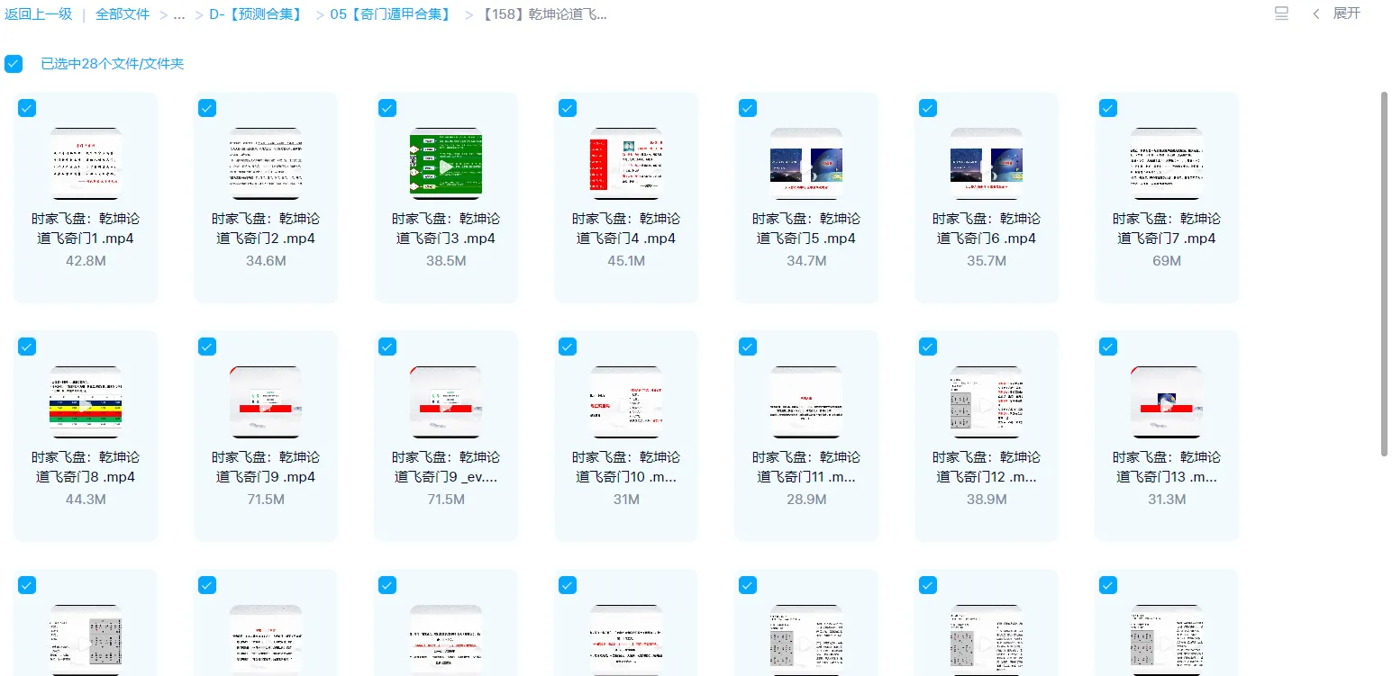 图片[1]_乾坤论道-时家飞盘：乾坤论道飞奇门（视频28集）_易经玄学资料网