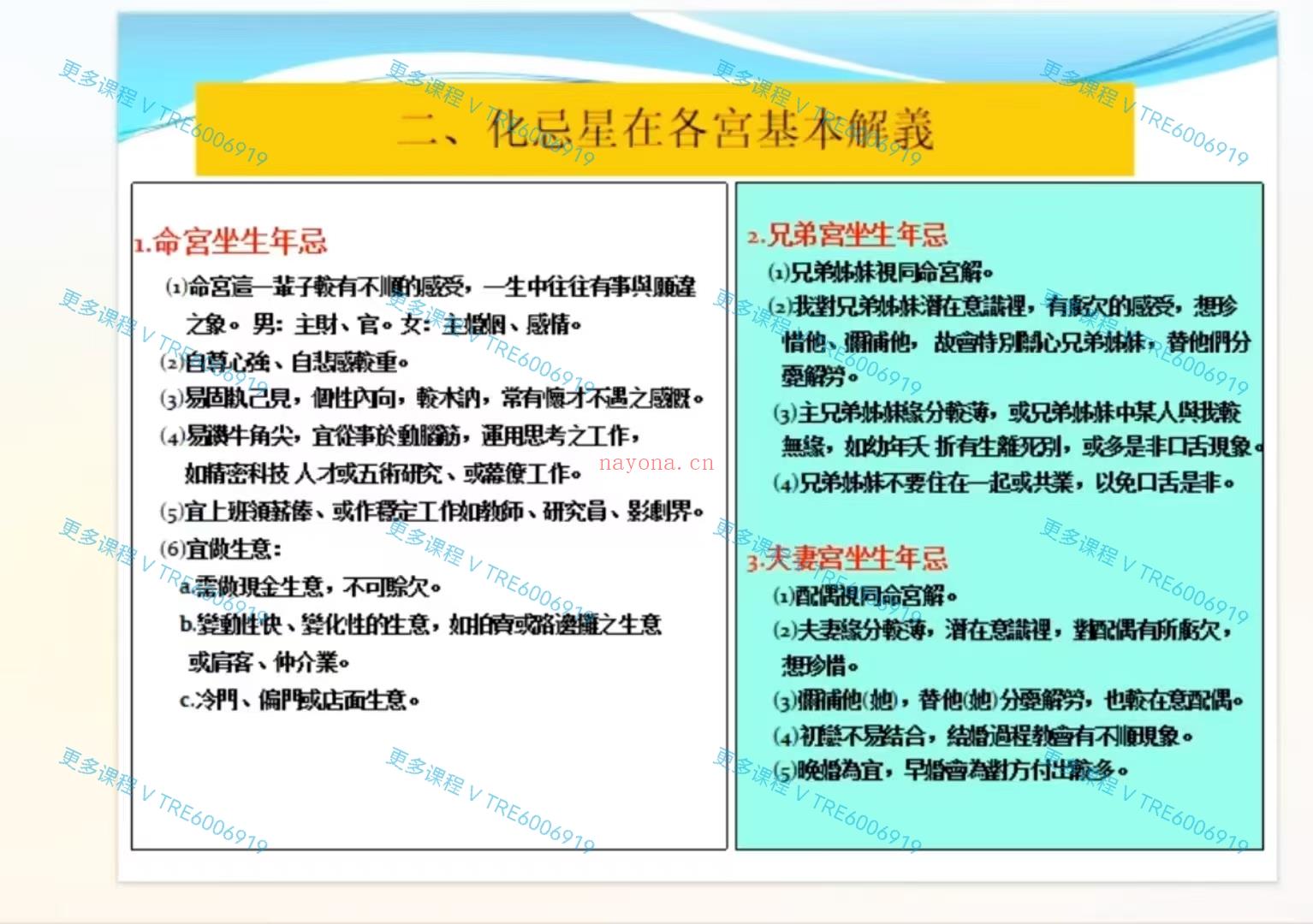 (紫微斗数 价格小贵)云中清 紫微斗数2024系统讲座 20节课 视频课程+课件