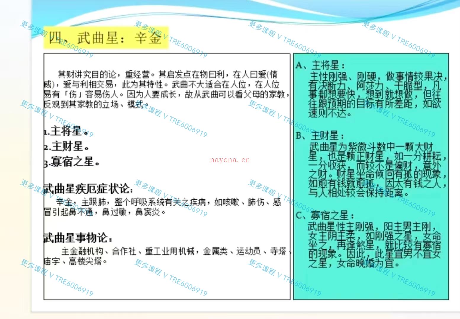 (紫微斗数 价格小贵)云中清 紫微斗数2024系统讲座 20节课 视频课程+课件