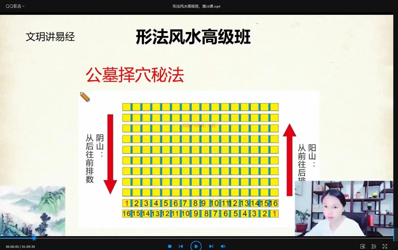 (形家风水)文玥老师形法风水初集+高级班课程