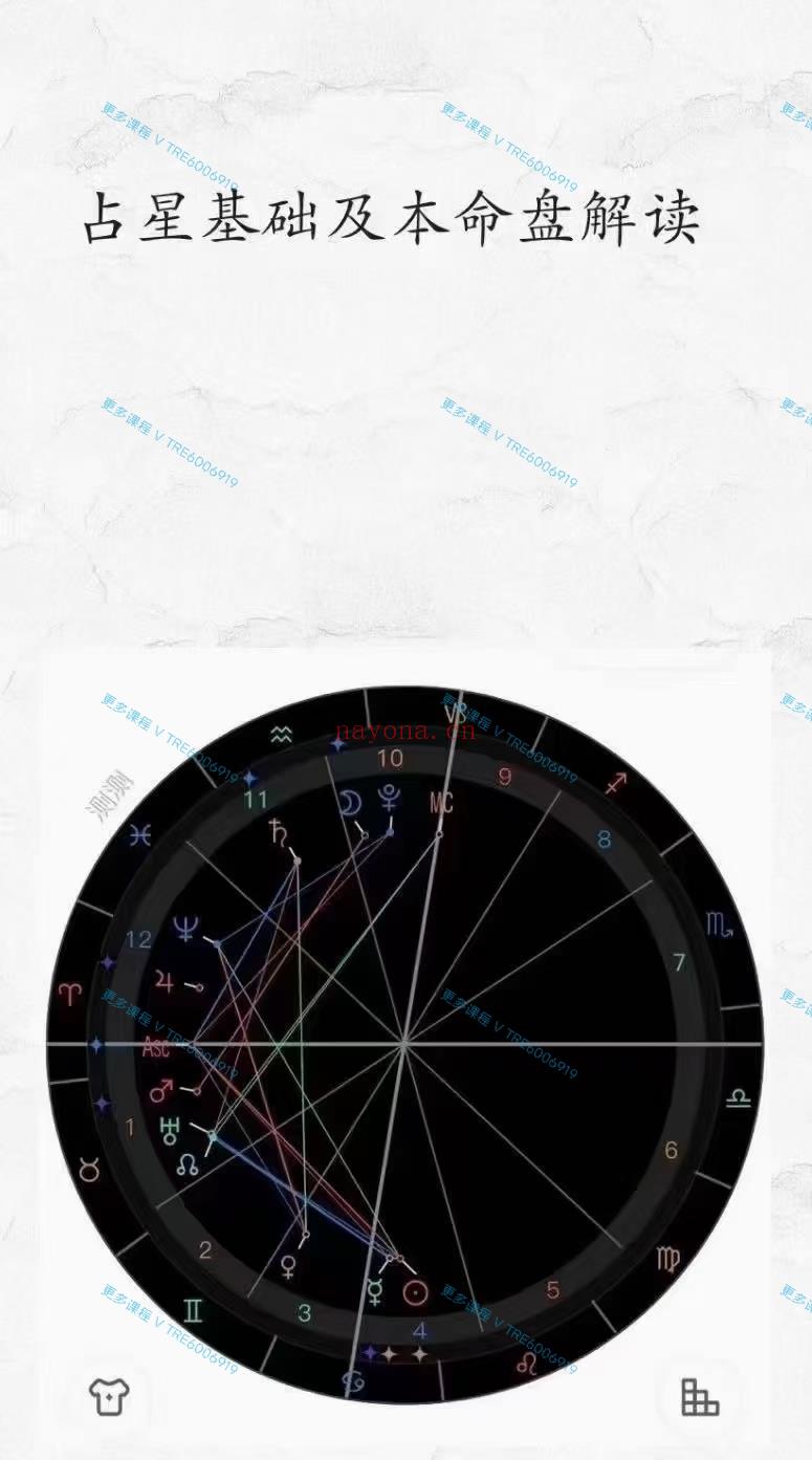 (占星新课)李清夏2022年视频课程《占星基础本及命盘解读》