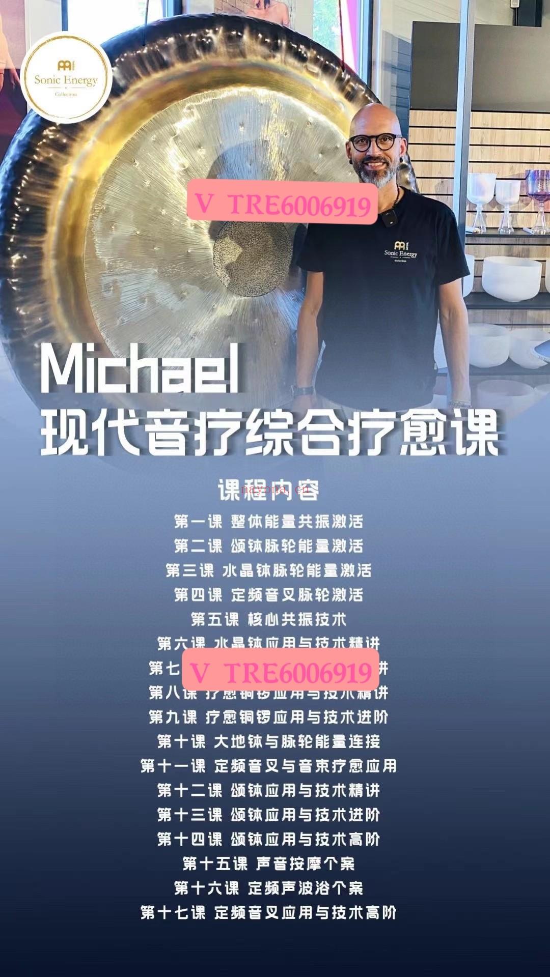 (音疗课程)Michael老师 现代音疗综合疗愈课