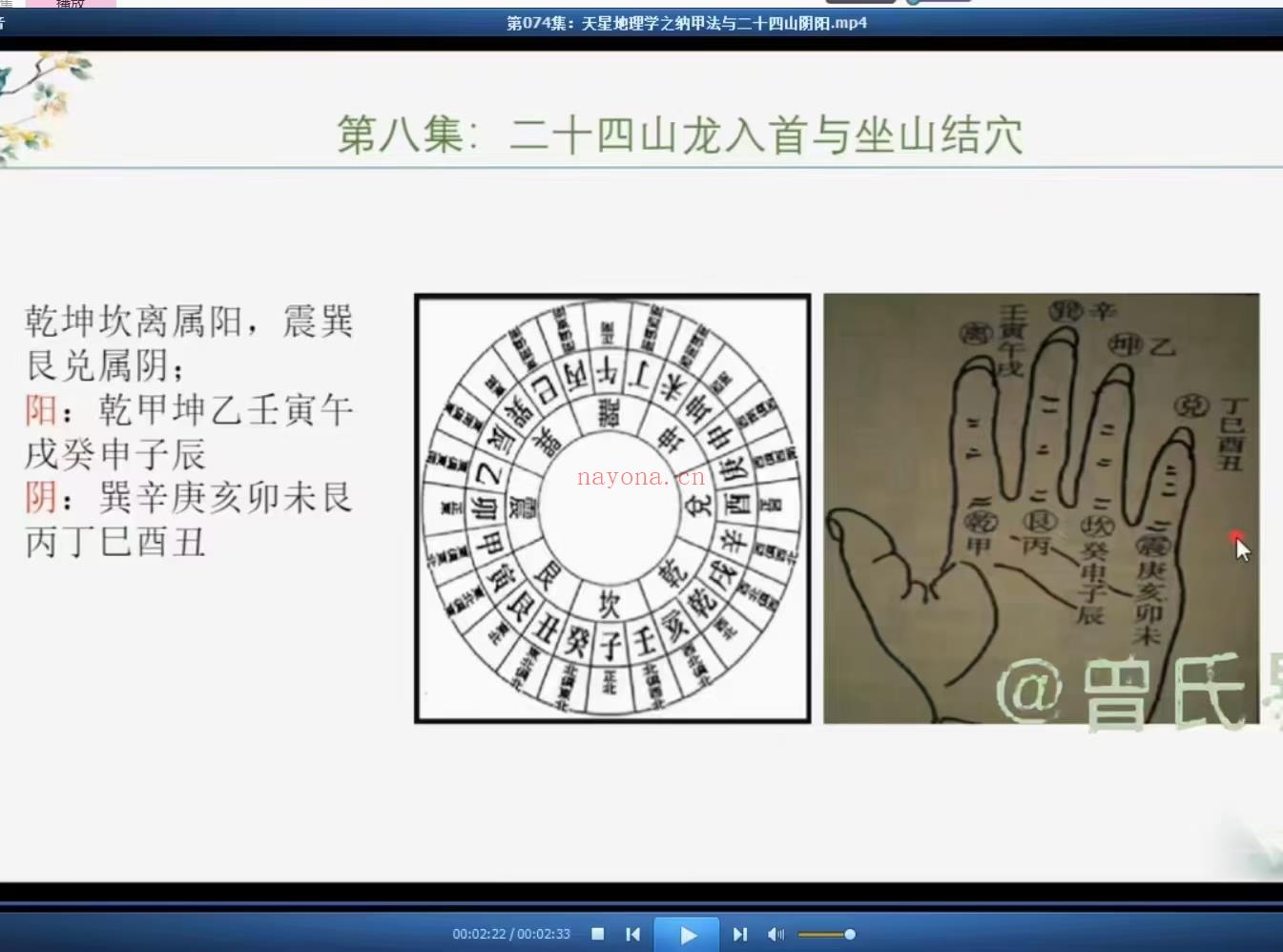 (天星风水)曾勇天星地理学 2023年 最新视频全集