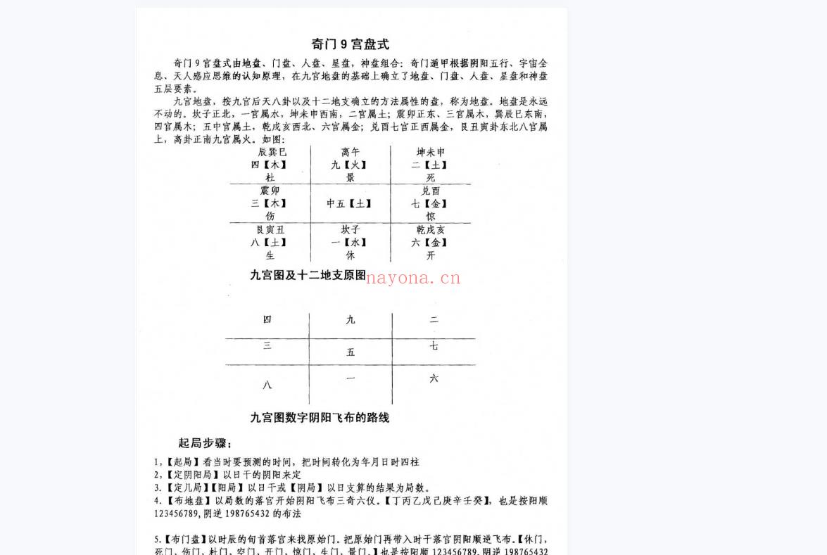 奇门财富极速转运布局面授电子书1本