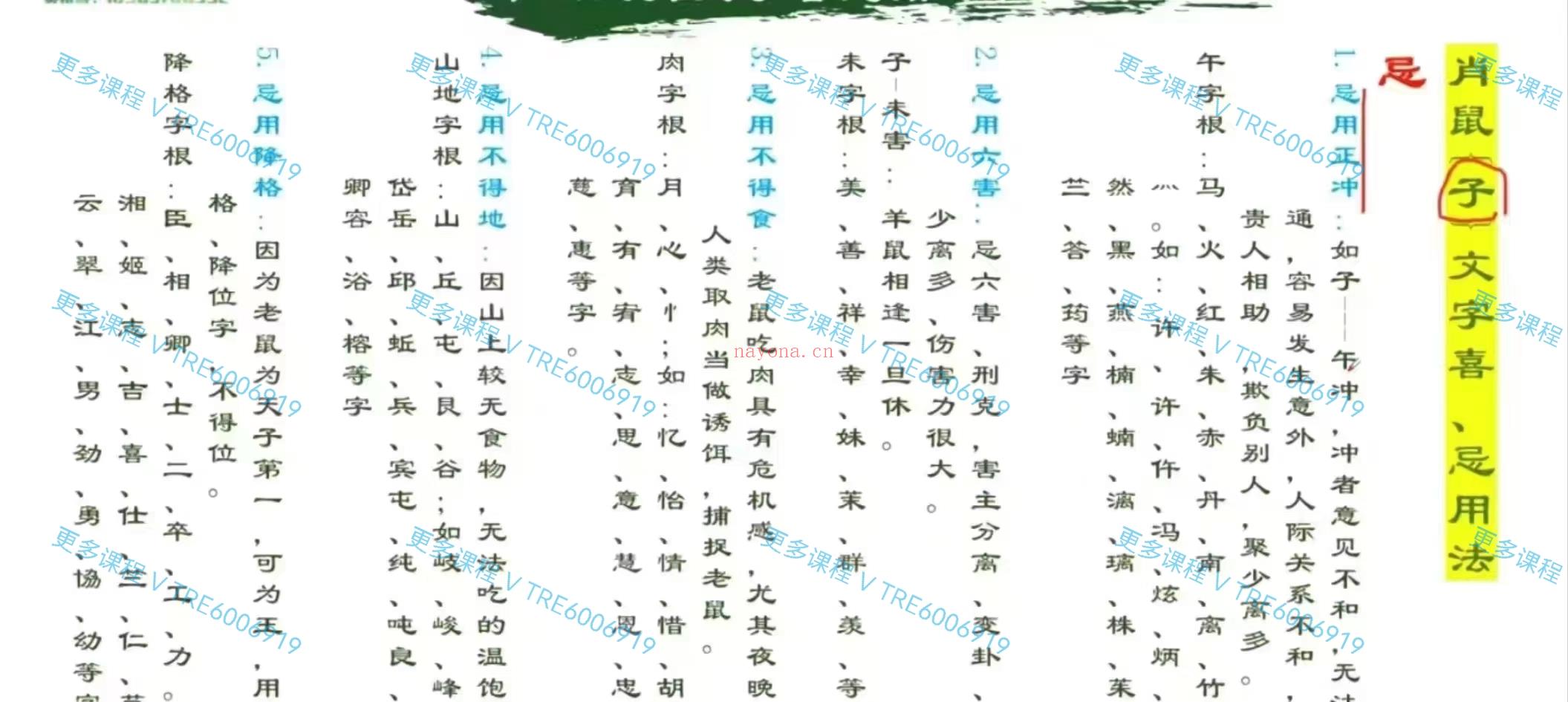 (姓名学)《汉字姓名学》教学视频28集，具体‮录目‬如下：