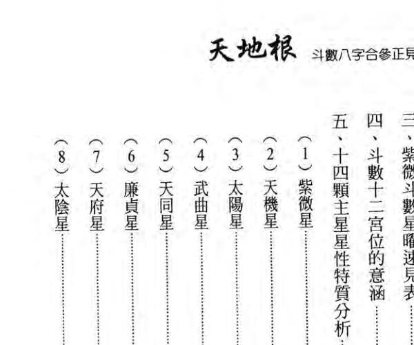 命理预测天地根 -神秘学领域最全