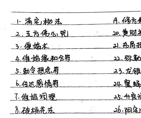 二十八种破解秘法32页 -神秘学领域最全