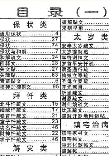 邓汉松-道用解灾文疏选编