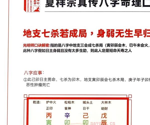 夏样宗真传命理口诀72不传绝招 -神秘学领域最全