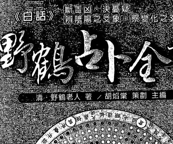 野鹤老人，白话野鹤占卜全书 -神秘学领域最全