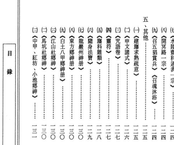 中国传统科仪本彙编7册pdf 6000多页 -神秘学领域最全