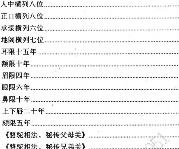 骆驼相法PDF电子书三册 -神秘学领域最全