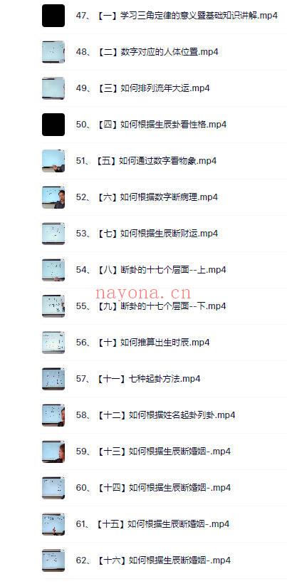 明棋老师《万事三角定律实战指导精华班》82集视频