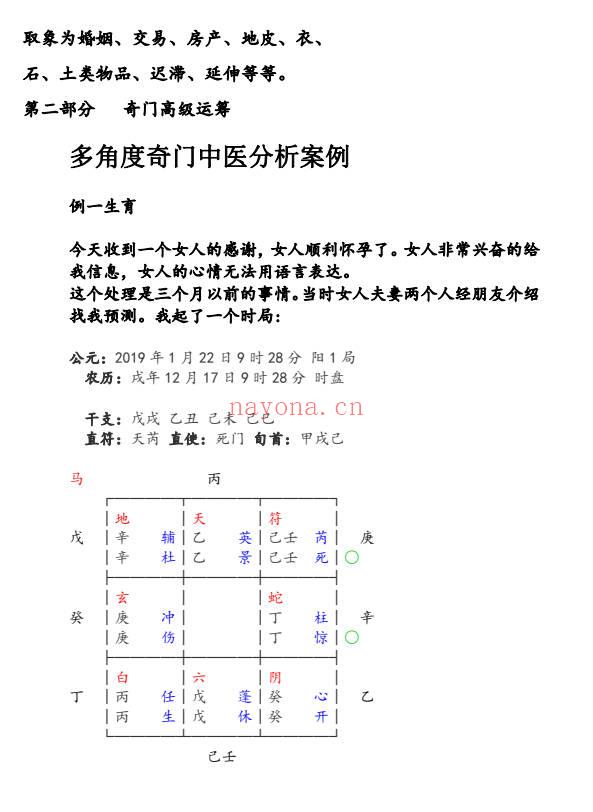 罗江普 阴盘奇门高级运筹及案例 108页.PDF电子版