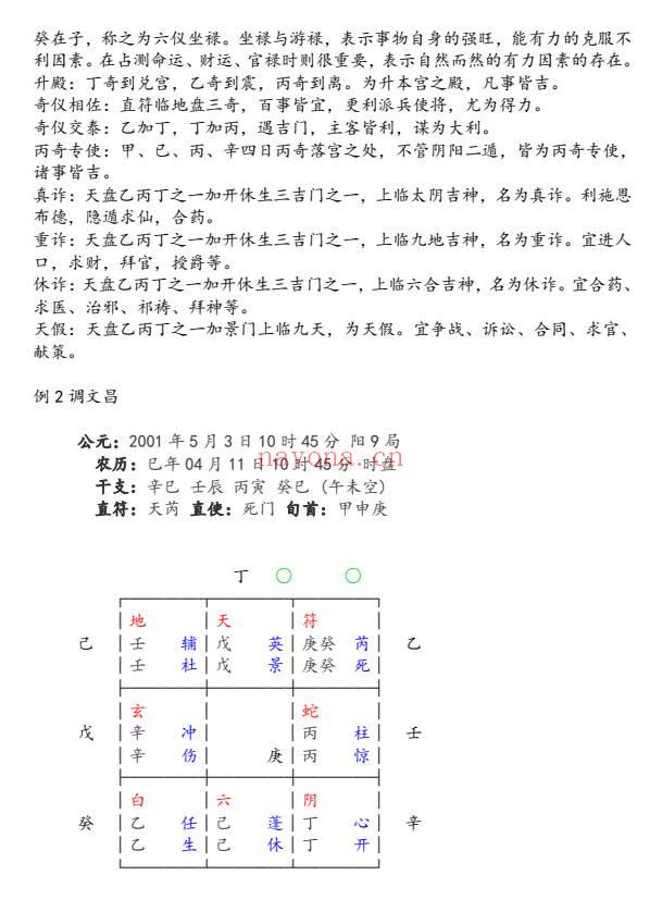 罗江普 阴盘奇门高级运筹及案例 108页.PDF电子版