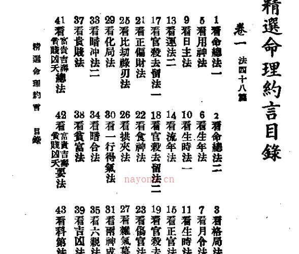 陈素庵 - 命理约言.pdf -神秘学领域最全