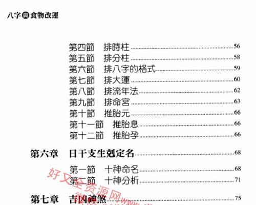 A1257 八字与食物改运 沈咏雪着  PDF电子书306页