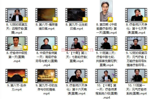 元子老师 全阶能量疗愈师 初中高全套课程视频+录音
