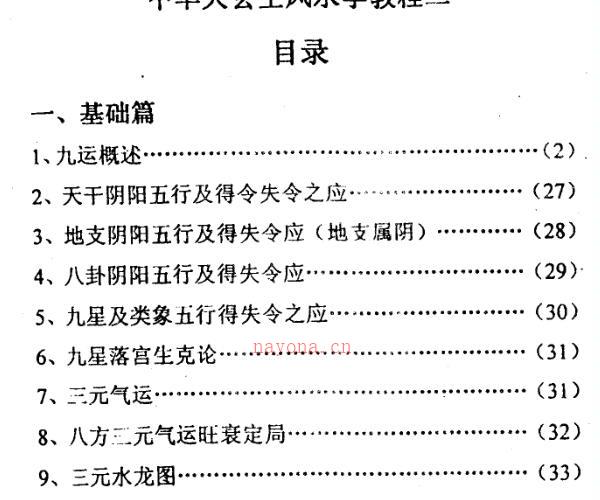 杜彦霖-大玄空风水学教程 -神秘学领域最全