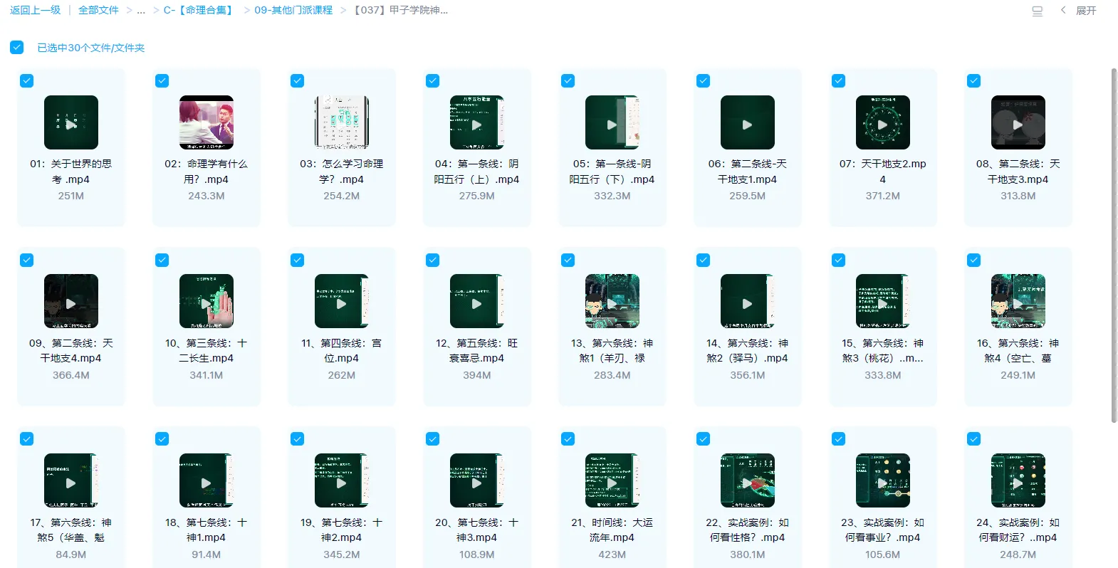 图片[1]_甲子学院神棍局九爷-简易命理学（视频30集）_易经玄学资料网