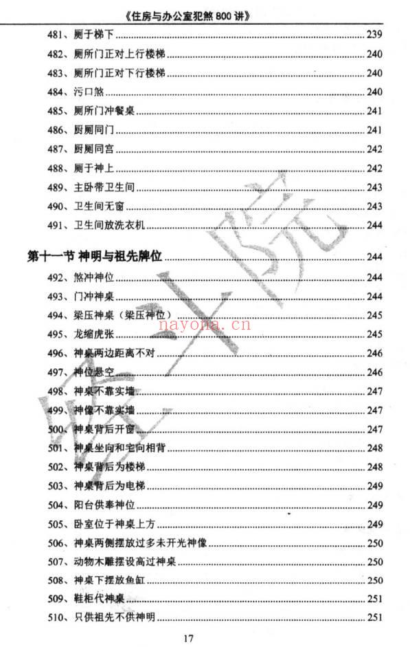 《阳宅风水化煞》住房与办公室犯煞800讲 387页.PDF电子版