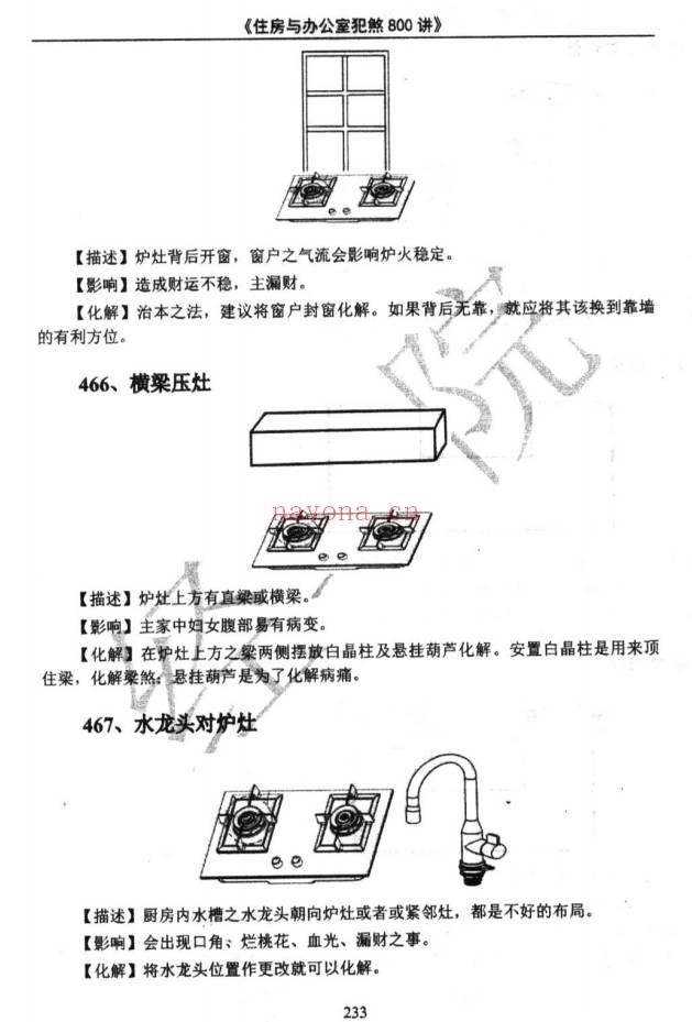 《阳宅风水化煞》住房与办公室犯煞800讲 387页.PDF电子版