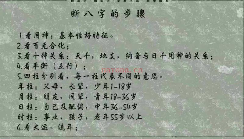 陈晓华《八字调运》25集视频