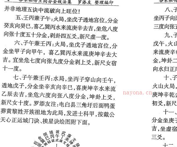 罗添友赣州杨公祠秘法分金 -神秘学领域最全