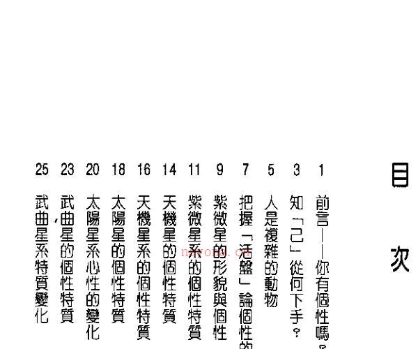 吴逸中 《紫微与个性》 -神秘学领域最全