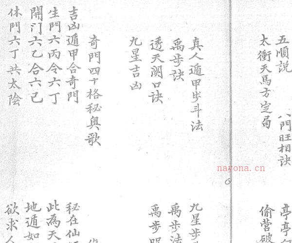 奇门秘奥 抄本.pdf -神秘学领域最全