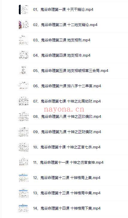 天罡道院陈冠兆 鬼谷命理学习 14集视频