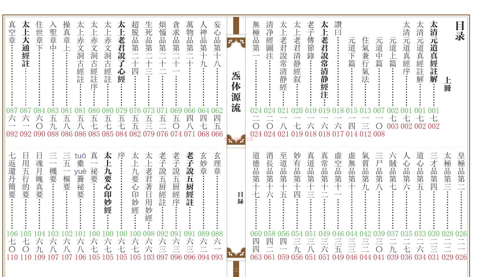 炁体源流四色整理版296页电子版 高端法本