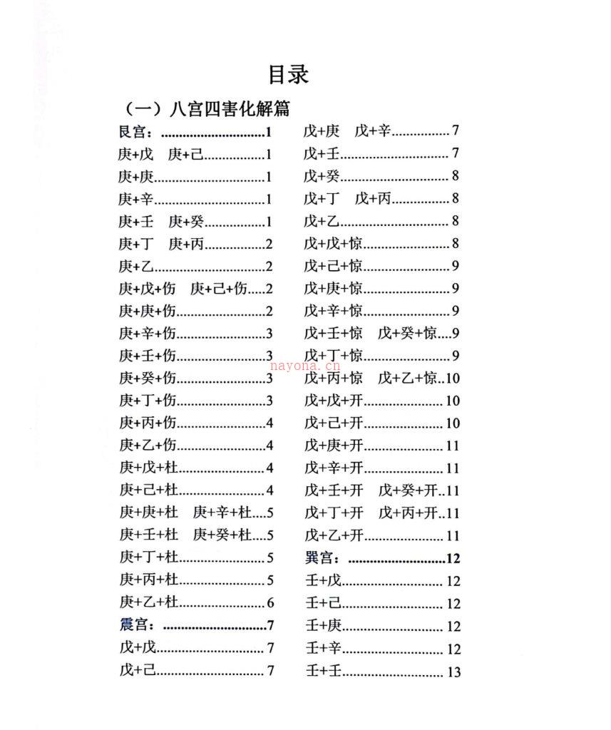 童坤元《奇门组象化解与风水吉祥物》98页电子版 高端法本